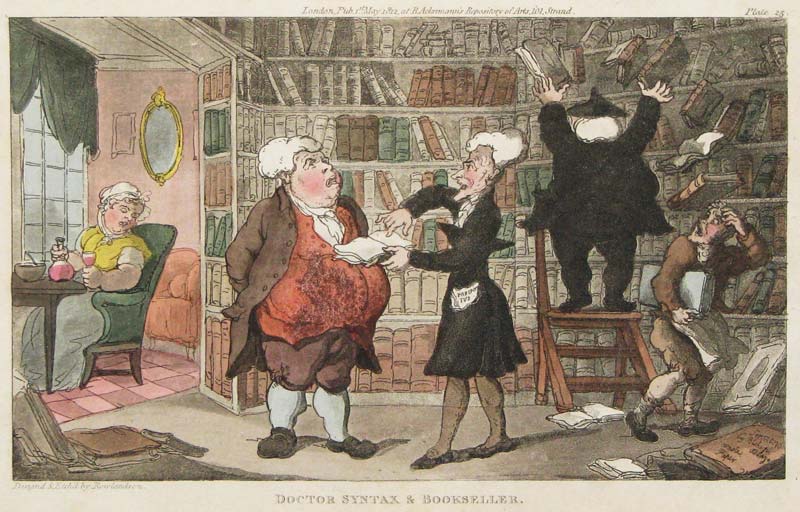 Rowlandson Doctor Syntax and Bookseller