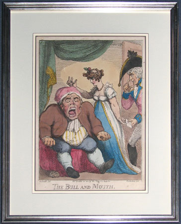 Rowlandson: Bull and Mouth